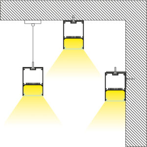 GloboStar® ORION 61030-S Γραμμικό Φωτιστικό Οροφής Linear LED CCT 72W 8600lm 120° AC 220-240V Μ120 x Π5.5 x Υ7cm – Εναλλαγή Φωτισμού μέσω Τηλεχειριστηρίου All In One Ψυχρό 6000k+Φυσικό 4500k+Θερμό 2700k Dimmable – Μαύρο – 3 Years Warranty