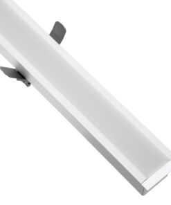 GloboStar® LUCA 61033 Γραμμικό Χωνευτό Φωτιστικό Linear LED CCT 54W 6500lm 120° AC 220-240V Μ121.5 x Π5 x Υ4cm – Εναλλαγή Φωτισμού μέσω Τηλεχειριστηρίου All In One Ψυχρό 6000k+Φυσικό 4500k+Θερμό 2700k Dimmable – Λευκό – 3 Years Warranty