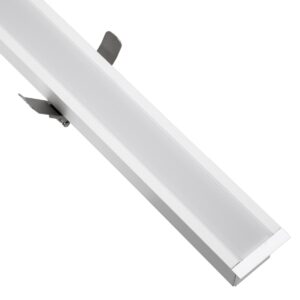 GloboStar® LUCA 61033 Γραμμικό Χωνευτό Φωτιστικό Linear LED CCT 54W 6500lm 120° AC 220-240V Μ121.5 x Π5 x Υ4cm – Εναλλαγή Φωτισμού μέσω Τηλεχειριστηρίου All In One Ψυχρό 6000k+Φυσικό 4500k+Θερμό 2700k Dimmable – Λευκό – 3 Years Warranty