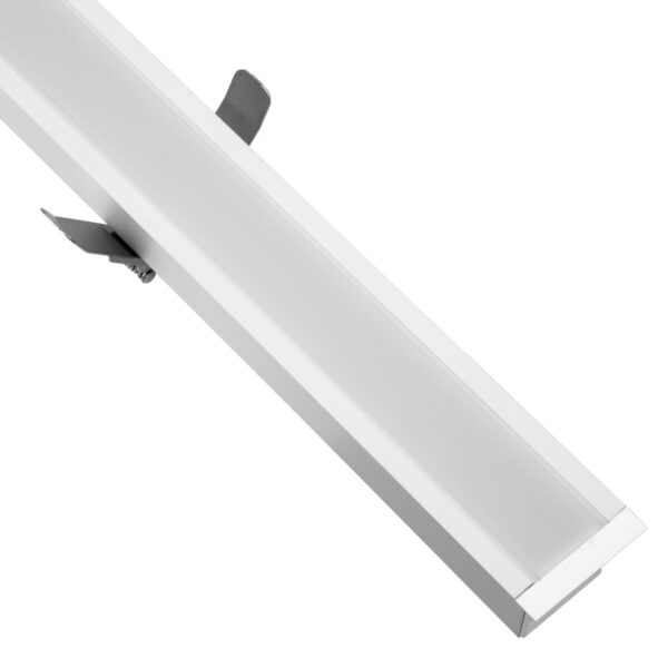 GloboStar® LUCA 61033 Γραμμικό Χωνευτό Φωτιστικό Linear LED CCT 54W 6500lm 120° AC 220-240V Μ121.5 x Π5 x Υ4cm – Εναλλαγή Φωτισμού μέσω Τηλεχειριστηρίου All In One Ψυχρό 6000k+Φυσικό 4500k+Θερμό 2700k Dimmable – Λευκό – 3 Years Warranty