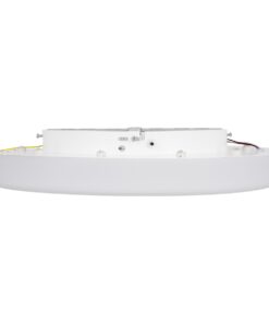 GloboStar® ARIANA 61036 Πλαφονιέρα Οροφής Κύκλος LED CCT 55W 6376lm 120° AC 220-240V – Εναλλαγή Φωτισμού μέσω Τηλεχειριστηρίου All In One Ψυχρό Λευκό 6000k+Φυσικό Λευκό 4500k+Θερμό Λευκό 2700k Dimmable Φ48cm – Ανθρακί – 3 Years Warranty