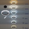 GloboStar® ARIANA 61038 Κρεμαστή Πλαφονιέρα Οροφής Κύκλος LED CCT 55W 6376lm 120° AC 220-240V – Εναλλαγή Φωτισμού μέσω Τηλεχειριστηρίου All In One Ψυχρό Λευκό 6000k+Φυσικό Λευκό 4500k+Θερμό Λευκό 2700k Dimmable Φ48cm – Λευκό – 3 Years Warranty