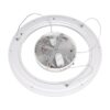 GloboStar® ARIANA 61038 Κρεμαστή Πλαφονιέρα Οροφής Κύκλος LED CCT 55W 6376lm 120° AC 220-240V – Εναλλαγή Φωτισμού μέσω Τηλεχειριστηρίου All In One Ψυχρό Λευκό 6000k+Φυσικό Λευκό 4500k+Θερμό Λευκό 2700k Dimmable Φ48cm – Λευκό – 3 Years Warranty