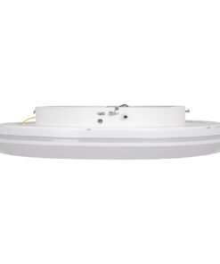 GloboStar® MELINA 61041 Πλαφονιέρα Οροφής Κύκλος LED CCT 55W 6376lm 120° AC 220-240V – Εναλλαγή Φωτισμού μέσω Τηλεχειριστηρίου All In One Ψυχρό Λευκό 6000k+Φυσικό Λευκό 4500k+Θερμό Λευκό 2700k Dimmable Φ48cm – Λευκό – 3 Years Warranty