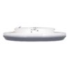 GloboStar® MELINA 61042 Πλαφονιέρα Οροφής Κύκλος LED CCT 55W 6376lm 120° AC 220-240V – Εναλλαγή Φωτισμού μέσω Τηλεχειριστηρίου All In One Ψυχρό Λευκό 6000k+Φυσικό Λευκό 4500k+Θερμό Λευκό 2700k Dimmable Φ48cm – Ανθρακί – 3 Years Warranty