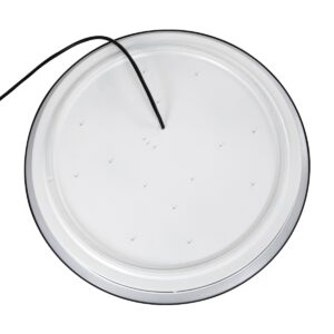 GloboStar® BARCHETTA 61046-S Πλαφονιέρα Οροφής LED CCT 72W 8306lm 120° AC 220-240V – Εναλλαγή Φωτισμού μέσω Τηλεχειριστηρίου All In One Ψυχρό 6000k+Φυσικό 4500k+Θερμό 2700k Dimmable Φ48cm – Μαύρο – 3 Years Warranty