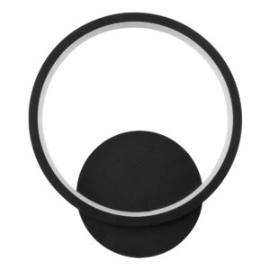 GloboStar® TED 61070 Φωτιστικό Τοίχου – Απλίκα Design LED CCT 9W 1080lm 300° AC 220-240V – Εναλλαγή Φωτισμού μέσω Διακόπτη On/Off All In One Ψυχρό 6000k+Φυσικό 4500k+Θερμό 2700k Μ20 x Π5.5 x Υ23cm – Μαύρο
