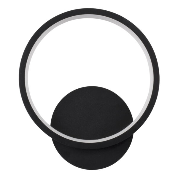 GloboStar® TED 61070 Φωτιστικό Τοίχου – Απλίκα Design LED CCT 9W 1080lm 300° AC 220-240V – Εναλλαγή Φωτισμού μέσω Διακόπτη On/Off All In One Ψυχρό 6000k+Φυσικό 4500k+Θερμό 2700k Μ20 x Π5.5 x Υ23cm – Μαύρο