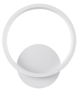 GloboStar® TED 61071 Φωτιστικό Τοίχου – Απλίκα Design LED CCT 9W 1080lm 300° AC 220-240V – Εναλλαγή Φωτισμού μέσω Διακόπτη On/Off All In One Ψυχρό 6000k+Φυσικό 4500k+Θερμό 2700k Μ20 x Π5.5 x Υ23cm – Λευκό