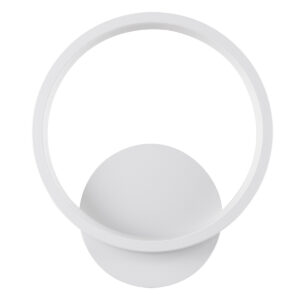 GloboStar® TED 61071 Φωτιστικό Τοίχου – Απλίκα Design LED CCT 9W 1080lm 300° AC 220-240V – Εναλλαγή Φωτισμού μέσω Διακόπτη On/Off All In One Ψυχρό 6000k+Φυσικό 4500k+Θερμό 2700k Μ20 x Π5.5 x Υ23cm – Λευκό