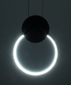 GloboStar® CYCLOS 61074 Κρεμαστό Φωτιστικό Οροφής Design LED CCT 9W 1080lm 300° AC 220-240V – Εναλλαγή Φωτισμού μέσω Διακόπτη On/Off All In One Ψυχρό 6000k+Φυσικό 4500k+Θερμό 2700k Μ21 x Π2.3 x Υ26.5cm – Λευκό