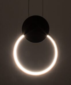 GloboStar® CYCLOS 61074 Κρεμαστό Φωτιστικό Οροφής Design LED CCT 9W 1080lm 300° AC 220-240V – Εναλλαγή Φωτισμού μέσω Διακόπτη On/Off All In One Ψυχρό 6000k+Φυσικό 4500k+Θερμό 2700k Μ21 x Π2.3 x Υ26.5cm – Λευκό