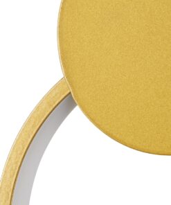 GloboStar® CYCLOS 61075 Κρεμαστό Φωτιστικό Οροφής Design LED CCT 9W 1080lm 300° AC 220-240V – Εναλλαγή Φωτισμού μέσω Διακόπτη On/Off All In One Ψυχρό 6000k+Φυσικό 4500k+Θερμό 2700k Μ21 x Π2.3 x Υ26.5cm – Χρυσό Βούρτσας