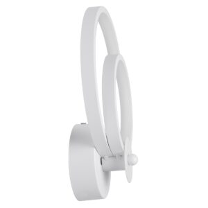 GloboStar® FREDDIE 61077 Φωτιστικό Τοίχου – Απλίκα Design LED CCT 15W 1800lm 300° AC 220-240V – Εναλλαγή Φωτισμού μέσω Διακόπτη On/Off All In One Ψυχρό 6000k+Φυσικό 4500k+Θερμό 2700k Μ20 x Π7.5 x Υ25cm – Λευκό