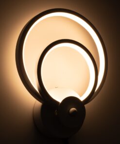 GloboStar® FREDDIE 61077 Φωτιστικό Τοίχου – Απλίκα Design LED CCT 15W 1800lm 300° AC 220-240V – Εναλλαγή Φωτισμού μέσω Διακόπτη On/Off All In One Ψυχρό 6000k+Φυσικό 4500k+Θερμό 2700k Μ20 x Π7.5 x Υ25cm – Λευκό