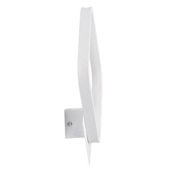 GloboStar® LENA 61080 Φωτιστικό Τοίχου – Απλίκα Design LED CCT 12W 1440lm 300° AC 220-240V – Εναλλαγή Φωτισμού μέσω Διακόπτη On/Off All In One Ψυχρό 6000k+Φυσικό 4500k+Θερμό 2700k Μ25 x Π5.5 x Υ29.5cm – Λευκό