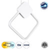GloboStar® MARY 61083 Κρεμαστό Φωτιστικό Οροφής Design LED CCT 12W 1440lm 300° AC 220-240V – Εναλλαγή Φωτισμού μέσω Διακόπτη On/Off All In One Ψυχρό 6000k+Φυσικό 4500k+Θερμό 2700k Μ20 x Π2.3 x Υ28.5cm – Λευκό