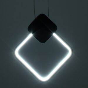 GloboStar® MARY 61083 Κρεμαστό Φωτιστικό Οροφής Design LED CCT 12W 1440lm 300° AC 220-240V – Εναλλαγή Φωτισμού μέσω Διακόπτη On/Off All In One Ψυχρό 6000k+Φυσικό 4500k+Θερμό 2700k Μ20 x Π2.3 x Υ28.5cm – Λευκό