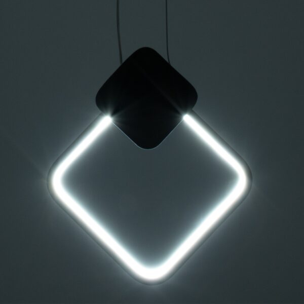 GloboStar® MARY 61083 Κρεμαστό Φωτιστικό Οροφής Design LED CCT 12W 1440lm 300° AC 220-240V – Εναλλαγή Φωτισμού μέσω Διακόπτη On/Off All In One Ψυχρό 6000k+Φυσικό 4500k+Θερμό 2700k Μ20 x Π2.3 x Υ28.5cm – Λευκό