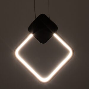 GloboStar® MARY 61083 Κρεμαστό Φωτιστικό Οροφής Design LED CCT 12W 1440lm 300° AC 220-240V – Εναλλαγή Φωτισμού μέσω Διακόπτη On/Off All In One Ψυχρό 6000k+Φυσικό 4500k+Θερμό 2700k Μ20 x Π2.3 x Υ28.5cm – Λευκό