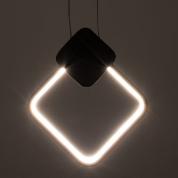 GloboStar® MARY 61083 Κρεμαστό Φωτιστικό Οροφής Design LED CCT 12W 1440lm 300° AC 220-240V – Εναλλαγή Φωτισμού μέσω Διακόπτη On/Off All In One Ψυχρό 6000k+Φυσικό 4500k+Θερμό 2700k Μ20 x Π2.3 x Υ28.5cm – Λευκό