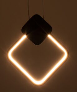 GloboStar® MARY 61084 Κρεμαστό Φωτιστικό Οροφής Design LED CCT 12W 1440lm 300° AC 220-240V – Εναλλαγή Φωτισμού μέσω Διακόπτη On/Off All In One Ψυχρό 6000k+Φυσικό 4500k+Θερμό 2700k Μ20 x Π2.3 x Υ28.5cm – Χρυσό Βούρτσας