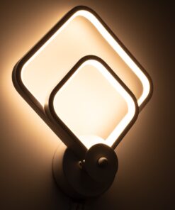 GloboStar® ANNA 61086 Φωτιστικό Τοίχου – Απλίκα Design LED CCT 15W 1800lm 300° AC 220-240V – Εναλλαγή Φωτισμού μέσω Διακόπτη On/Off All In One Ψυχρό 6000k+Φυσικό 4500k+Θερμό 2700k Μ25 x Π8 x Υ30cm – Λευκό