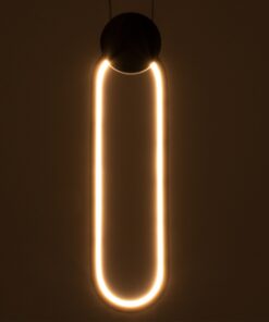 GloboStar® ILDI 61090 Κρεμαστό Φωτιστικό Οροφής Design LED CCT 12W 1440lm 300° AC 220-240V – Εναλλαγή Φωτισμού μέσω Διακόπτη On/Off All In One Ψυχρό 6000k+Φυσικό 4500k+Θερμό 2700k Μ10 x Π2.3 x Υ38cm – Χρυσό Βούρτσας