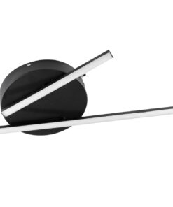 GloboStar® DRACO 61091 Φωτιστικό Οροφής Γραμμικό Linear Design LED CCT 36W 4428lm 120° AC 220-240V – Εναλλαγή Φωτισμού μέσω Τηλεχειριστηρίου All In One Ψυχρό 6000k+Φυσικό 4500k+Θερμό 2700k Dimmable Φ50 x Υ6cm – Μαύρο – 3 Years Warranty