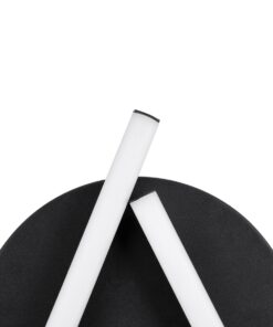 GloboStar® DRACO 61091 Φωτιστικό Οροφής Γραμμικό Linear Design LED CCT 36W 4428lm 120° AC 220-240V – Εναλλαγή Φωτισμού μέσω Τηλεχειριστηρίου All In One Ψυχρό 6000k+Φυσικό 4500k+Θερμό 2700k Dimmable Φ50 x Υ6cm – Μαύρο – 3 Years Warranty