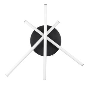 GloboStar® DRACO 61093 Φωτιστικό Οροφής Γραμμικό Linear Design LED CCT 45W 5535lm 120° AC 220-240V – Εναλλαγή Φωτισμού μέσω Τηλεχειριστηρίου All In One Ψυχρό 6000k+Φυσικό 4500k+Θερμό 2700k Dimmable Φ50 x Υ11cm – Μαύρο – 3 Years Warranty