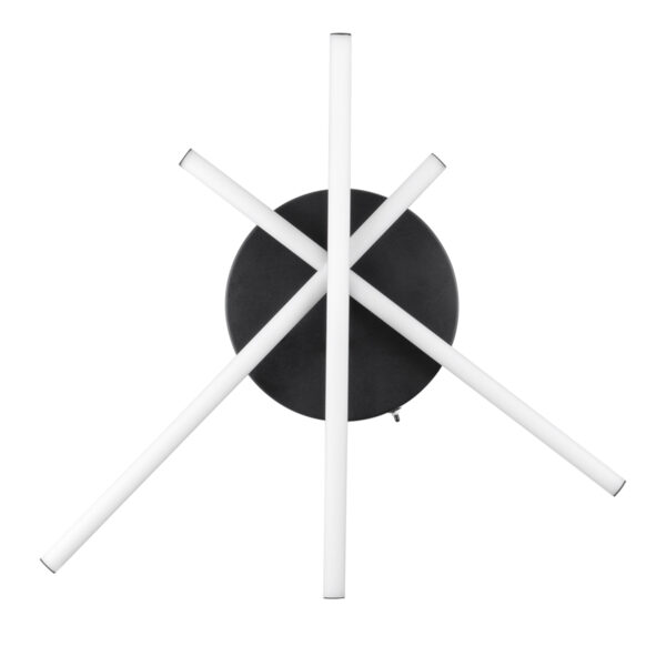 GloboStar® DRACO 61093 Φωτιστικό Οροφής Γραμμικό Linear Design LED CCT 45W 5535lm 120° AC 220-240V – Εναλλαγή Φωτισμού μέσω Τηλεχειριστηρίου All In One Ψυχρό 6000k+Φυσικό 4500k+Θερμό 2700k Dimmable Φ50 x Υ11cm – Μαύρο – 3 Years Warranty