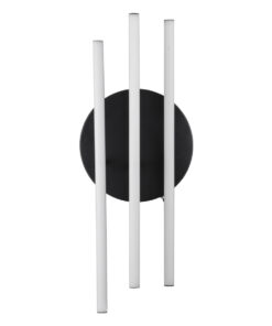 GloboStar® DRACO 61093 Φωτιστικό Οροφής Γραμμικό Linear Design LED CCT 45W 5535lm 120° AC 220-240V – Εναλλαγή Φωτισμού μέσω Τηλεχειριστηρίου All In One Ψυχρό 6000k+Φυσικό 4500k+Θερμό 2700k Dimmable Φ50 x Υ11cm – Μαύρο – 3 Years Warranty