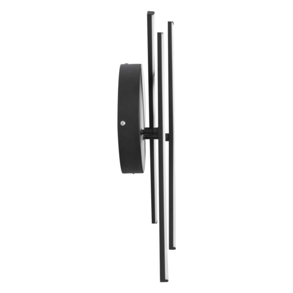 GloboStar® DRACO 61093 Φωτιστικό Οροφής Γραμμικό Linear Design LED CCT 45W 5535lm 120° AC 220-240V – Εναλλαγή Φωτισμού μέσω Τηλεχειριστηρίου All In One Ψυχρό 6000k+Φυσικό 4500k+Θερμό 2700k Dimmable Φ50 x Υ11cm – Μαύρο – 3 Years Warranty