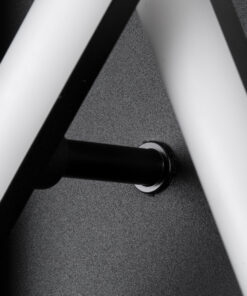 GloboStar® DRACO 61093 Φωτιστικό Οροφής Γραμμικό Linear Design LED CCT 45W 5535lm 120° AC 220-240V – Εναλλαγή Φωτισμού μέσω Τηλεχειριστηρίου All In One Ψυχρό 6000k+Φυσικό 4500k+Θερμό 2700k Dimmable Φ50 x Υ11cm – Μαύρο – 3 Years Warranty