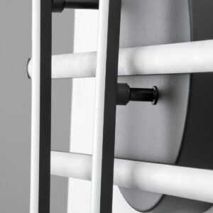 GloboStar® DRACO 61095 Φωτιστικό Οροφής Γραμμικό Linear Design LED CCT 60W 7380lm 120° AC 220-240V – Εναλλαγή Φωτισμού μέσω Τηλεχειριστηρίου All In One Ψυχρό 6000k+Φυσικό 4500k+Θερμό 2700k Dimmable Φ60 x Υ11cm – Μαύρο – 3 Years Warranty