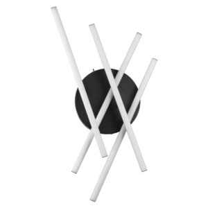 GloboStar® DRACO 61095 Φωτιστικό Οροφής Γραμμικό Linear Design LED CCT 60W 7380lm 120° AC 220-240V – Εναλλαγή Φωτισμού μέσω Τηλεχειριστηρίου All In One Ψυχρό 6000k+Φυσικό 4500k+Θερμό 2700k Dimmable Φ60 x Υ11cm – Μαύρο – 3 Years Warranty