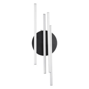 GloboStar® DRACO 61095 Φωτιστικό Οροφής Γραμμικό Linear Design LED CCT 60W 7380lm 120° AC 220-240V – Εναλλαγή Φωτισμού μέσω Τηλεχειριστηρίου All In One Ψυχρό 6000k+Φυσικό 4500k+Θερμό 2700k Dimmable Φ60 x Υ11cm – Μαύρο – 3 Years Warranty