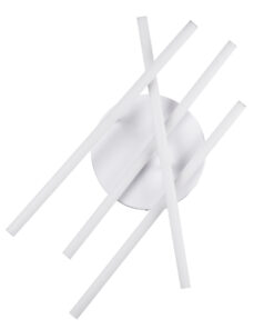 GloboStar® DRACO 61096 Φωτιστικό Οροφής Γραμμικό Linear Design LED CCT 60W 7380lm 120° AC 220-240V – Εναλλαγή Φωτισμού μέσω Τηλεχειριστηρίου All In One Ψυχρό 6000k+Φυσικό 4500k+Θερμό 2700k Dimmable Φ60 x Υ11cm – Λευκό – 3 Years Warranty