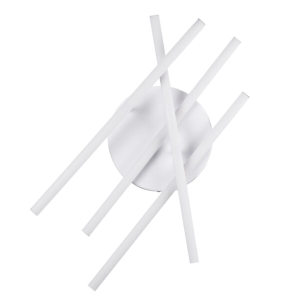 GloboStar® DRACO 61096 Φωτιστικό Οροφής Γραμμικό Linear Design LED CCT 60W 7380lm 120° AC 220-240V – Εναλλαγή Φωτισμού μέσω Τηλεχειριστηρίου All In One Ψυχρό 6000k+Φυσικό 4500k+Θερμό 2700k Dimmable Φ60 x Υ11cm – Λευκό – 3 Years Warranty