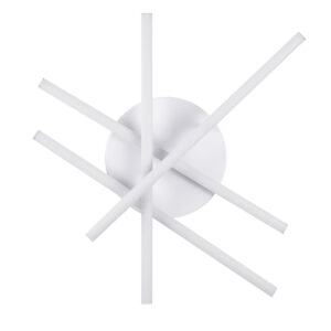 GloboStar® DRACO 61096 Φωτιστικό Οροφής Γραμμικό Linear Design LED CCT 60W 7380lm 120° AC 220-240V – Εναλλαγή Φωτισμού μέσω Τηλεχειριστηρίου All In One Ψυχρό 6000k+Φυσικό 4500k+Θερμό 2700k Dimmable Φ60 x Υ11cm – Λευκό – 3 Years Warranty