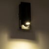 GloboStar® MANHATTAN 61097 Μοντέρνο Χωνευτό Φωτιστικό Τοίχου – Απλίκα Ξενοδοχείου Bed Side LED 3W 405lm 36° AC 220-240V – Reading Light – Μ7 x Π7 x Υ17cm – Φυσικό Λευκό 4500K – Μαύρο