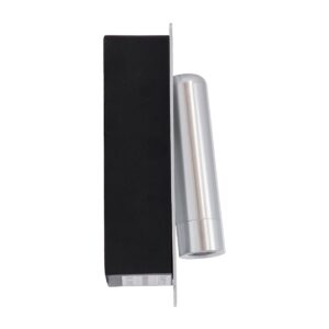 GloboStar® MANHATTAN 61099 Μοντέρνο Χωνευτό Φωτιστικό Τοίχου – Απλίκα Ξενοδοχείου Bed Side LED 3W 405lm 36° AC 220-240V – Reading Light – Μ7 x Π7 x Υ17cm – Φυσικό Λευκό 4500K – Νίκελ Βούρτσας