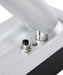 GloboStar® MANHATTAN 61099 Μοντέρνο Χωνευτό Φωτιστικό Τοίχου – Απλίκα Ξενοδοχείου Bed Side LED 3W 405lm 36° AC 220-240V – Reading Light – Μ7 x Π7 x Υ17cm – Φυσικό Λευκό 4500K – Νίκελ Βούρτσας