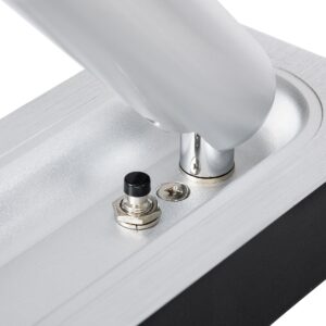 GloboStar® MANHATTAN 61099 Μοντέρνο Χωνευτό Φωτιστικό Τοίχου – Απλίκα Ξενοδοχείου Bed Side LED 3W 405lm 36° AC 220-240V – Reading Light – Μ7 x Π7 x Υ17cm – Φυσικό Λευκό 4500K – Νίκελ Βούρτσας