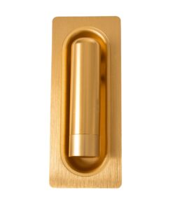 GloboStar® MANHATTAN 61100 Μοντέρνο Χωνευτό Φωτιστικό Τοίχου – Απλίκα Ξενοδοχείου Bed Side LED 3W 405lm 36° AC 220-240V – Reading Light – Μ7 x Π7 x Υ17cm – Φυσικό Λευκό 4500K – Χρυσό Βούρτσας