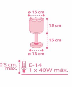 Little Queen κομοδίνου παιδικό φωτιστικό Ango – 61101