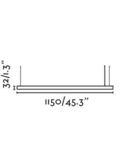 Faro Barcelona VICO 1150 Κρεμαστό Φωτιστικό LED με Χωνευτό Κουβούκλιο σε Μαύρο Χρώμα 30W 2700K – 61104