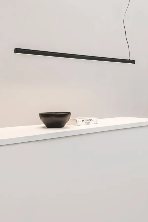 Faro Barcelona VICO 1150 Κρεμαστό Φωτιστικό LED  με Χωνευτό Κουβούκλιο σε Μαύρο Χρώμα 30W 2700K  – 61104