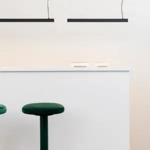 Faro Barcelona VICO 600  Κρεμαστό Φωτιστικό LED  με Χωνευτό Κουβούκλιο σε Μαύρο Χρώμα 15W 2700K  – 61105